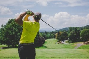 chiropractic adjustment to improve golf game